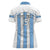 Custom Botswana Football Women Polo Shirt Come On Zebras