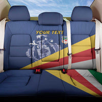 Custom Seychelles Beach Soccer 2025 Back Car Seat Cover Flag Style
