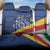 Custom Seychelles Beach Soccer 2025 Back Car Seat Cover Flag Style