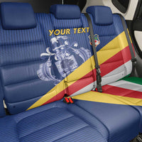 Custom Seychelles Beach Soccer 2025 Back Car Seat Cover Flag Style