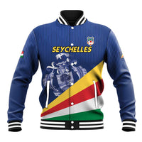 Custom Seychelles Beach Soccer 2025 Baseball Jacket Flag Style
