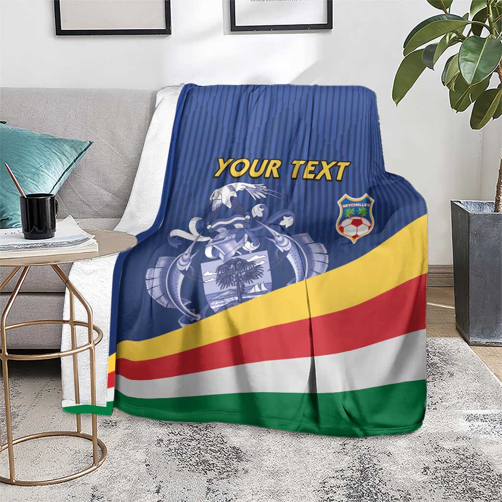 Custom Seychelles Beach Soccer 2025 Blanket Flag Style