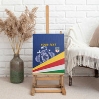 Custom Seychelles Beach Soccer 2025 Canvas Wall Art Flag Style