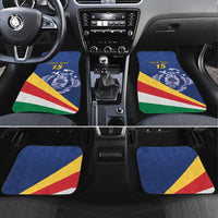 Custom Seychelles Beach Soccer 2025 Car Mats Flag Style