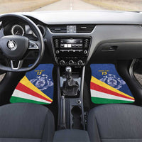 Custom Seychelles Beach Soccer 2025 Car Mats Flag Style