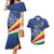 Custom Seychelles Beach Soccer 2025 Couples Matching Mermaid Dress and Hawaiian Shirt Flag Style