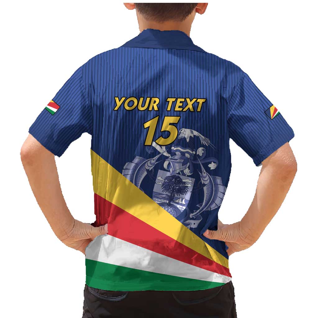 Custom Seychelles Beach Soccer 2025 Family Matching Mermaid Dress and Hawaiian Shirt Flag Style