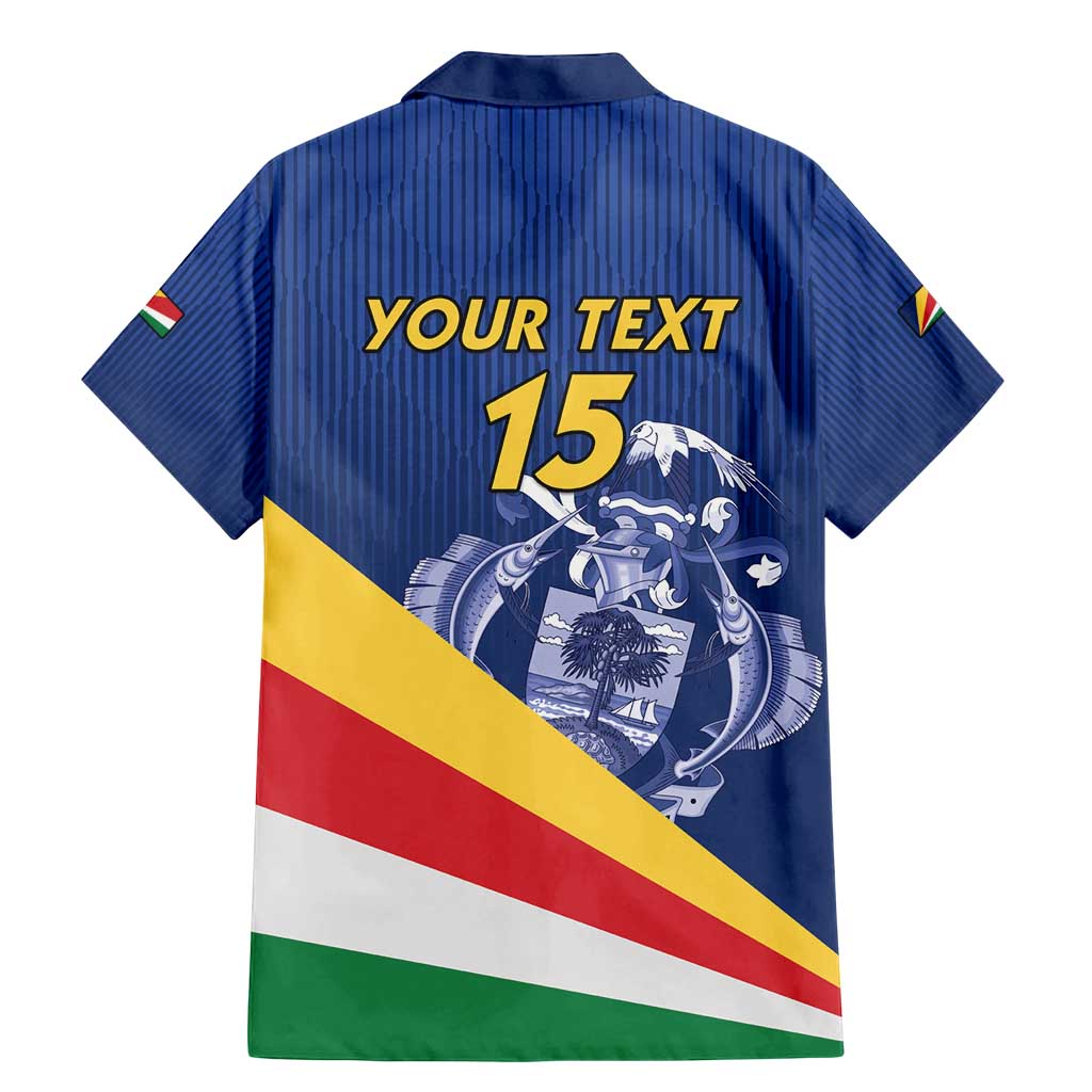 Custom Seychelles Beach Soccer 2025 Family Matching Mermaid Dress and Hawaiian Shirt Flag Style