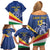 Custom Seychelles Beach Soccer 2025 Family Matching Off Shoulder Short Dress and Hawaiian Shirt Flag Style