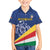 Custom Seychelles Beach Soccer 2025 Family Matching Puletasi and Hawaiian Shirt Flag Style
