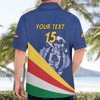 Custom Seychelles Beach Soccer 2025 Hawaiian Shirt Flag Style