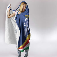 Custom Seychelles Beach Soccer 2025 Hooded Blanket Flag Style