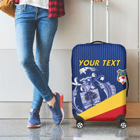 Custom Seychelles Beach Soccer 2025 Luggage Cover Flag Style