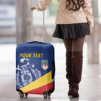 Custom Seychelles Beach Soccer 2025 Luggage Cover Flag Style