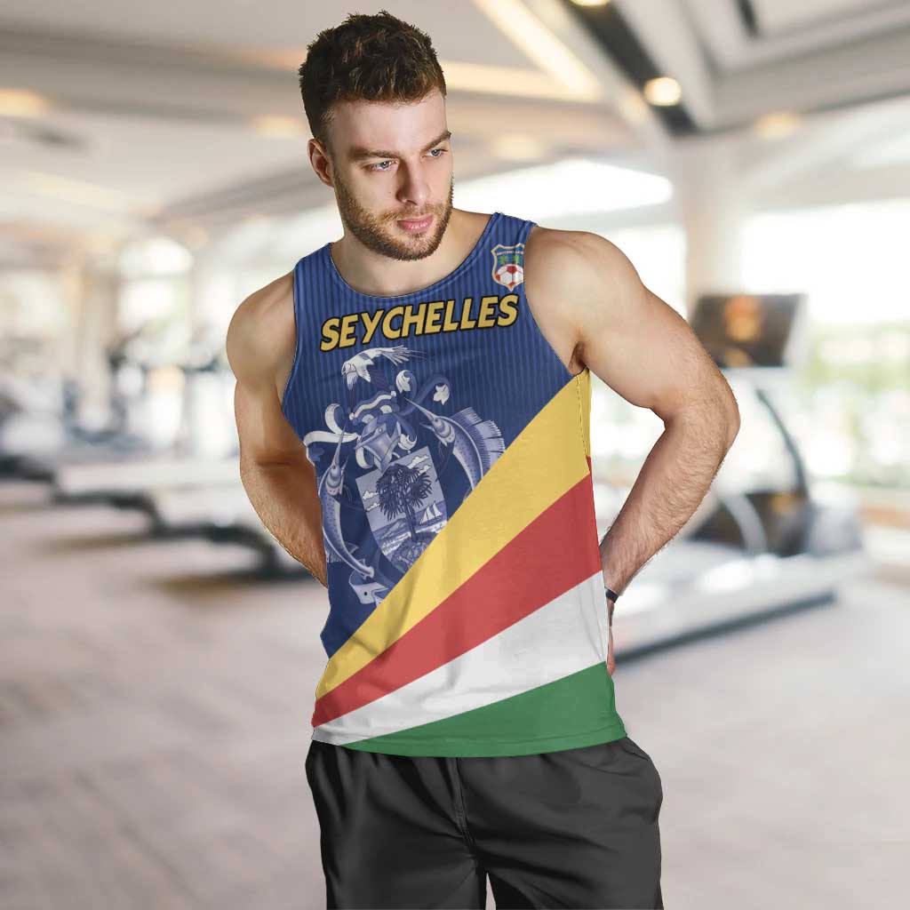 Custom Seychelles Beach Soccer 2025 Men Tank Top Flag Style