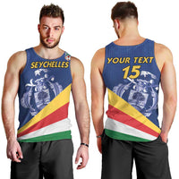 Custom Seychelles Beach Soccer 2025 Men Tank Top Flag Style