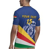 Custom Seychelles Beach Soccer 2025 Rugby Jersey Flag Style