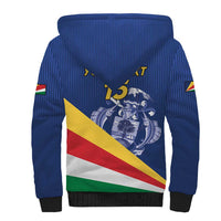 Custom Seychelles Beach Soccer 2025 Sherpa Hoodie Flag Style