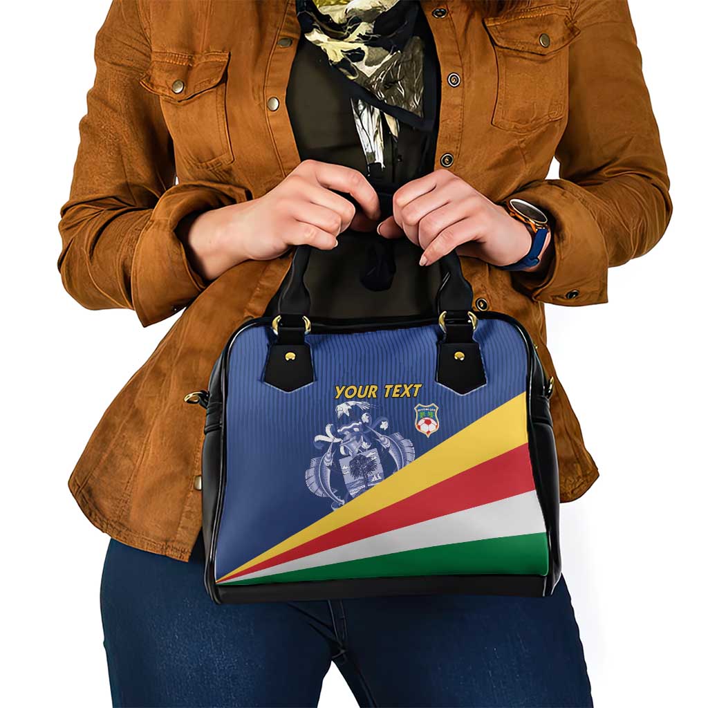 Custom Seychelles Beach Soccer 2025 Shoulder Handbag Flag Style