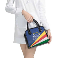 Custom Seychelles Beach Soccer 2025 Shoulder Handbag Flag Style