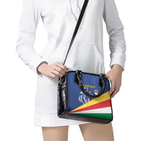 Custom Seychelles Beach Soccer 2025 Shoulder Handbag Flag Style