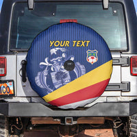 Custom Seychelles Beach Soccer 2025 Spare Tire Cover Flag Style