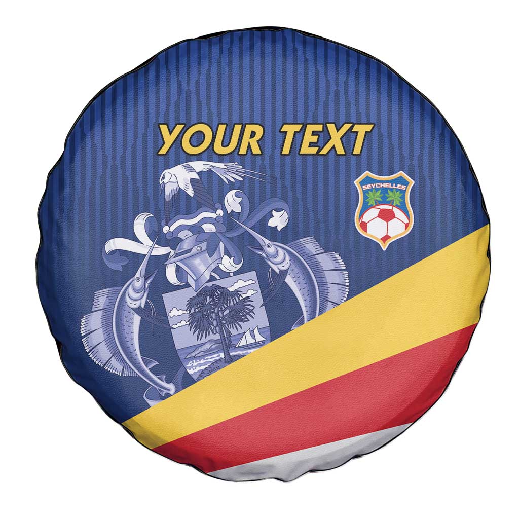 Custom Seychelles Beach Soccer 2025 Spare Tire Cover Flag Style