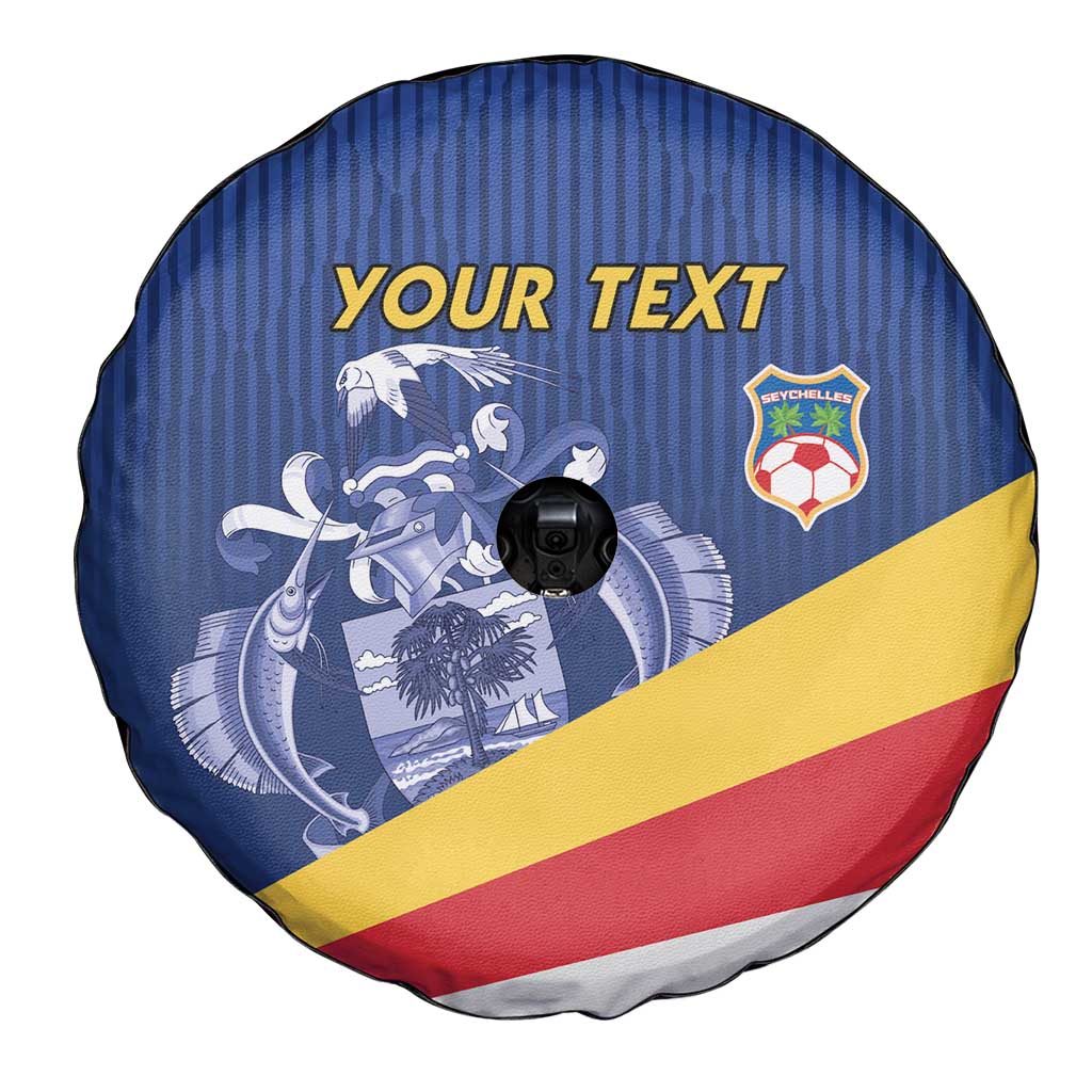 Custom Seychelles Beach Soccer 2025 Spare Tire Cover Flag Style