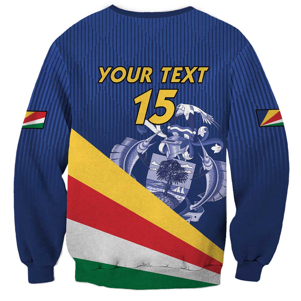 Custom Seychelles Beach Soccer 2025 Sweatshirt Flag Style