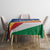 Custom Seychelles Beach Soccer 2025 Tablecloth Flag Style