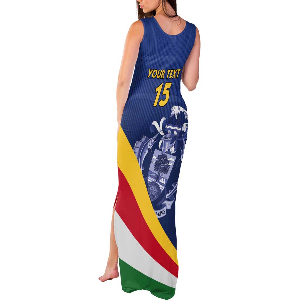 Custom Seychelles Beach Soccer 2025 Tank Maxi Dress Flag Style
