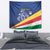 Custom Seychelles Beach Soccer 2025 Tapestry Flag Style