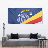 Custom Seychelles Beach Soccer 2025 Tapestry Flag Style
