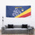 Custom Seychelles Beach Soccer 2025 Tapestry Flag Style