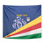 Custom Seychelles Beach Soccer 2025 Tapestry Flag Style