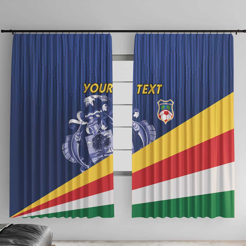 Custom Seychelles Beach Soccer 2025 Window Curtain Flag Style