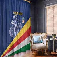Custom Seychelles Beach Soccer 2025 Window Curtain Flag Style