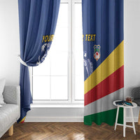 Custom Seychelles Beach Soccer 2025 Window Curtain Flag Style