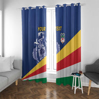 Custom Seychelles Beach Soccer 2025 Window Curtain Flag Style