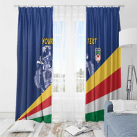 Custom Seychelles Beach Soccer 2025 Window Curtain Flag Style