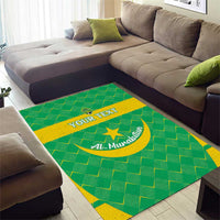 Custom Mauritania Beach Soccer 2025 Area Rug Go Al-Murabitun Go