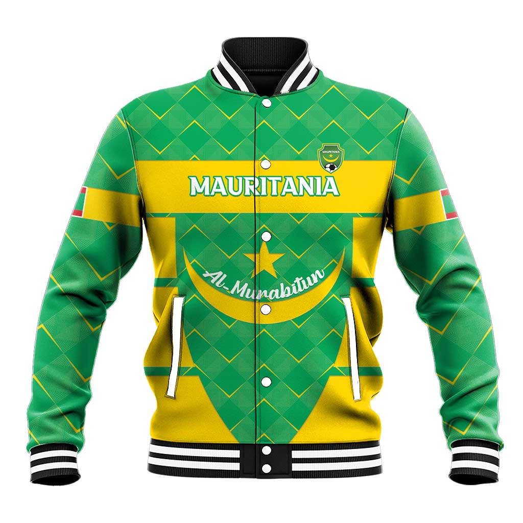 Custom Mauritania Beach Soccer 2025 Baseball Jacket Go Al-Murabitun Go