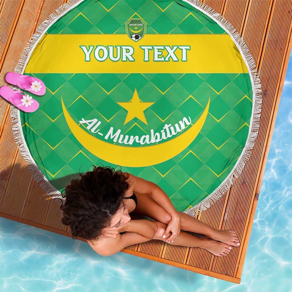 Custom Mauritania Beach Soccer 2025 Beach Blanket Go Al-Murabitun Go