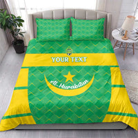 Custom Mauritania Beach Soccer 2025 Bedding Set Go Al-Murabitun Go