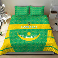 Custom Mauritania Beach Soccer 2025 Bedding Set Go Al-Murabitun Go