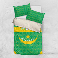 Custom Mauritania Beach Soccer 2025 Bedding Set Go Al-Murabitun Go