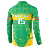 Custom Mauritania Beach Soccer 2025 Button Sweatshirt Go Al-Murabitun Go