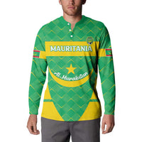 Custom Mauritania Beach Soccer 2025 Button Sweatshirt Go Al-Murabitun Go
