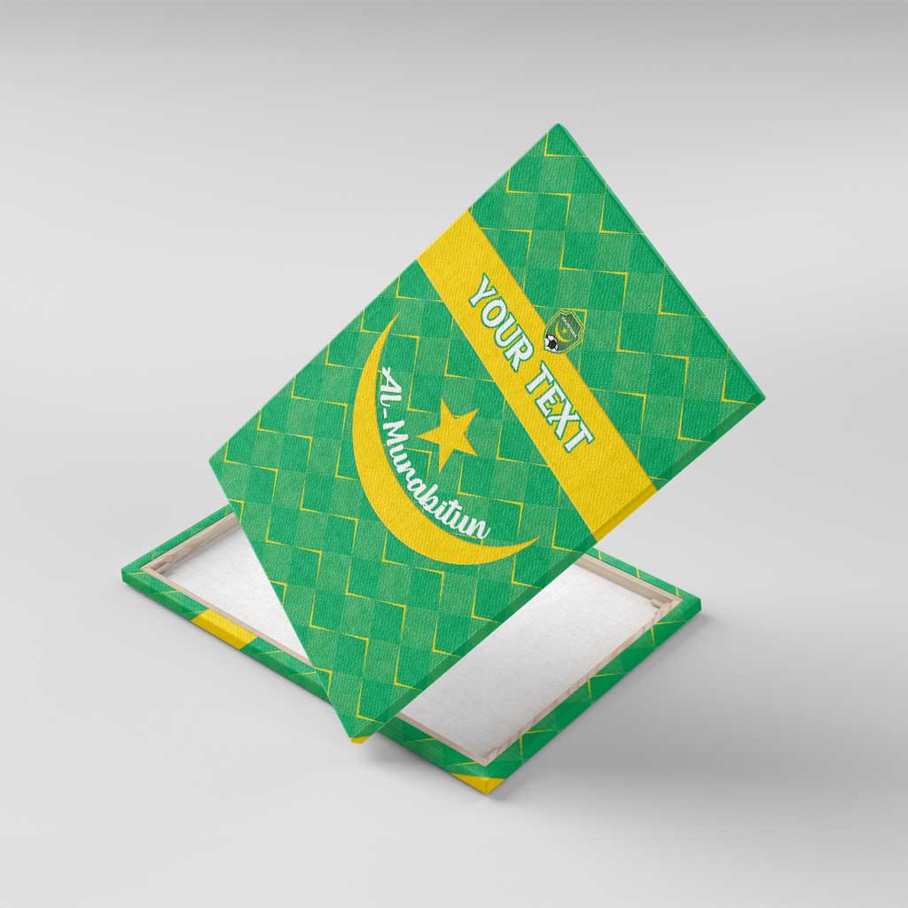 Custom Mauritania Beach Soccer 2025 Canvas Wall Art Go Al-Murabitun Go