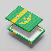 Custom Mauritania Beach Soccer 2025 Canvas Wall Art Go Al-Murabitun Go